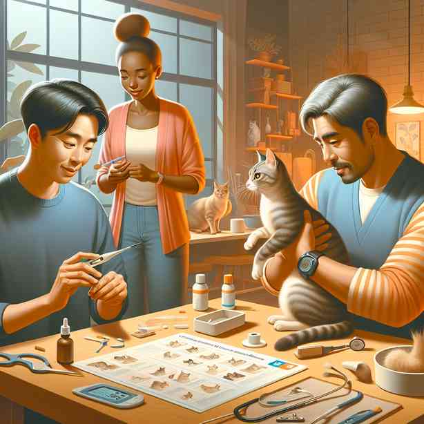 고양이의 건강 상태 점검을 위한 자세 및 체크법 고양이의 건강 상태 점검을 위한 자세 및 체크법