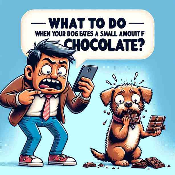 강아지가 초콜릿을 조금 먹었을 때 대처법은 무엇인가? 강아지가 초콜릿을 조금 먹었을 때 대처법은 무엇인가?