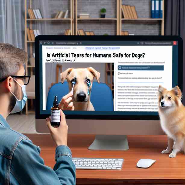 사람용 인공눈물, 강아지에게 안전한가? 주의 사항은 사람용 인공눈물, 강아지에게 안전한가? 주의 사항은