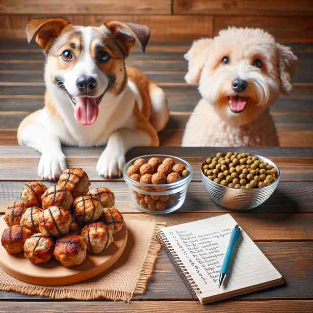 반려견을 위한 건강한 치킨볼 화식 조리법 반려견을 위한 건강한 치킨볼 화식 조리법