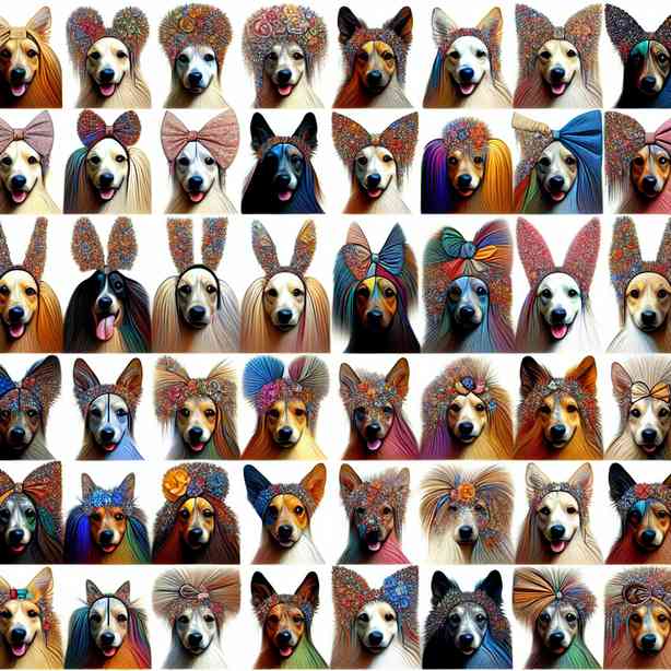 강아지를 위한 다양한 스타일의 헤어핀 사용법 강아지를 위한 다양한 스타일의 헤어핀 사용법