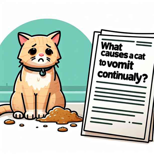 고양이가 끊임없이 토하는 원인은 무엇인가? 고양이가 끊임없이 토하는 원인은 무엇인가?