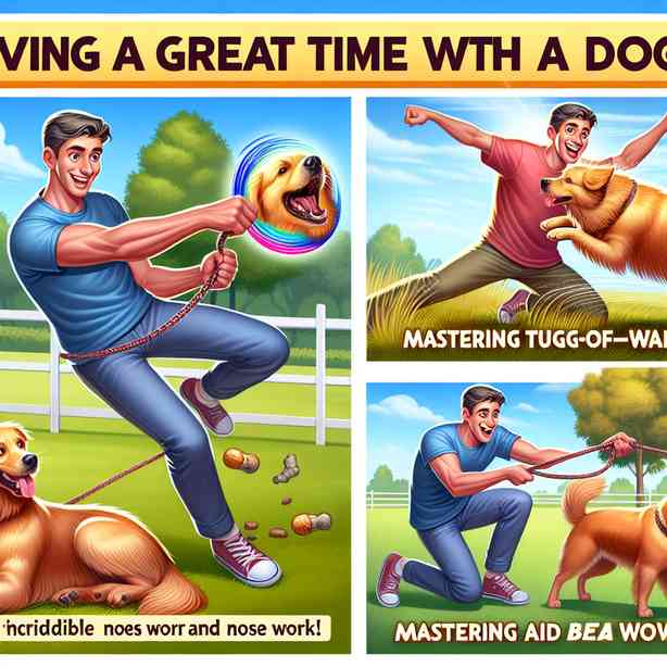 강아지와의 즐거운 시간! 터그놀이와 노즈워크 마스터하기 강아지와의 즐거운 시간! 터그놀이와 노즈워크 마스터하기