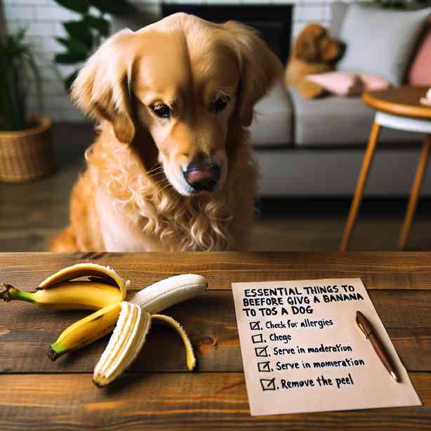 강아지에게 바나나 주기 전 필수 확인 사항 강아지에게 바나나 주기 전 필수 확인 사항