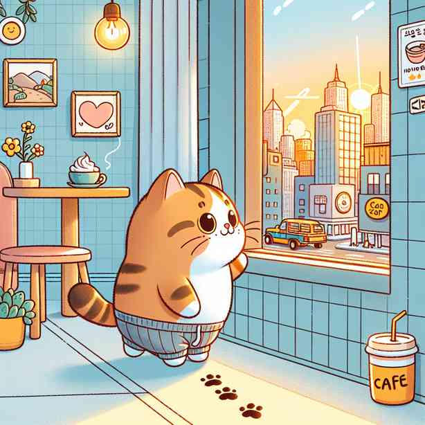 코리안 숏헤어 치즈태비의 일상, 카페 출근 이야기 코리안 숏헤어 치즈태비의 일상, 카페 출근 이야기