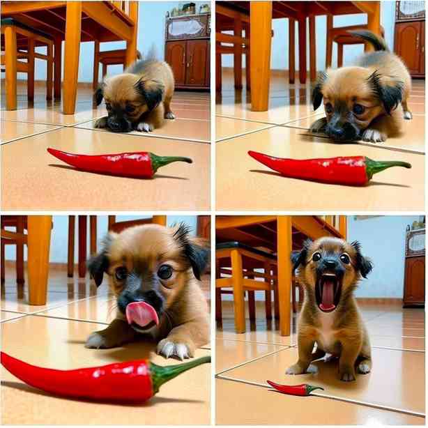 강아지가 고추를 먹으면 어떤 반응이 있을까 강아지가 고추를 먹으면 어떤 반응이 있을까