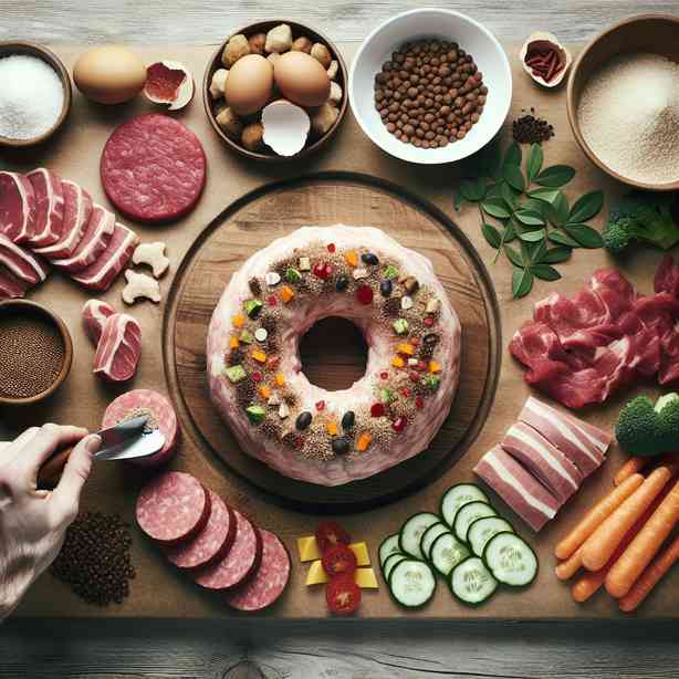 강아지에게 건강한 맛을 선물하는 도넛형 테린 만들기 강아지에게 건강한 맛을 선물하는 도넛형 테린 만들기