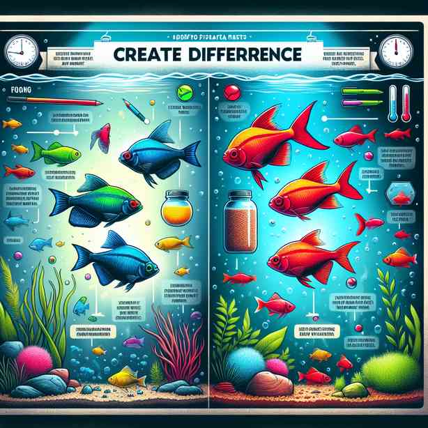 네온테트라와 카디널테트라의 차이점과 기르기 팁 네온테트라와 카디널테트라의 차이점과 기르기 팁