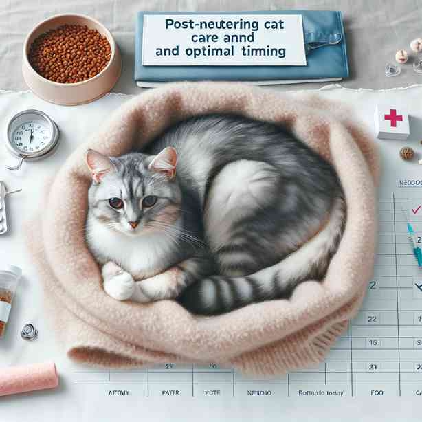 중성화 수술 후 고양이 관리와 최적 시점은? 중성화 수술 후 고양이 관리와 최적 시점은?