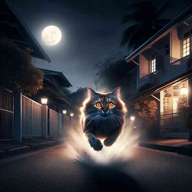 고양이의 한밤중 질주, 그 이유는 무엇일까 고양이의 한밤중 질주, 그 이유는 무엇일까