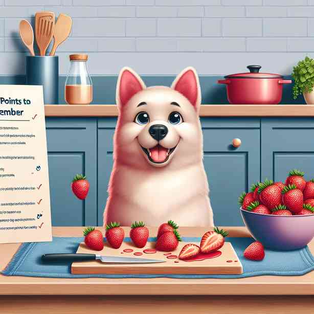 딸기로 반려견 간식 마련하기, 주의해야 할 사항은? 딸기로 반려견 간식 마련하기, 주의해야 할 사항은?