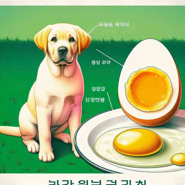 강아지에게 삶은 달걀 노른자와 흰자 주는 방법은? 강아지에게 삶은 달걀 노른자와 흰자 주는 방법은?