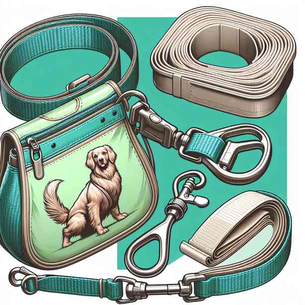 애견 산책을 위한 핸즈프리 리드줄과 변기 봉투 세트 애견 산책을 위한 핸즈프리 리드줄과 변기 봉투 세트