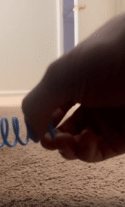 스프링 소리만 들리면 순식간에 등장! 고양이의 순간 이동 본능