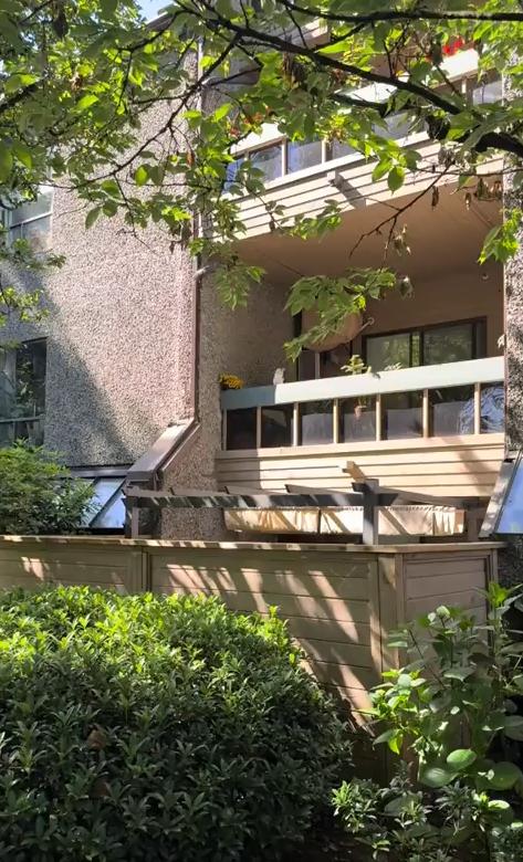 출처 : Reddit /   베란다 난간으로 햇빛이 비춰지고 있다 고양이가 난간위에 앉아 해를 바라보고있다