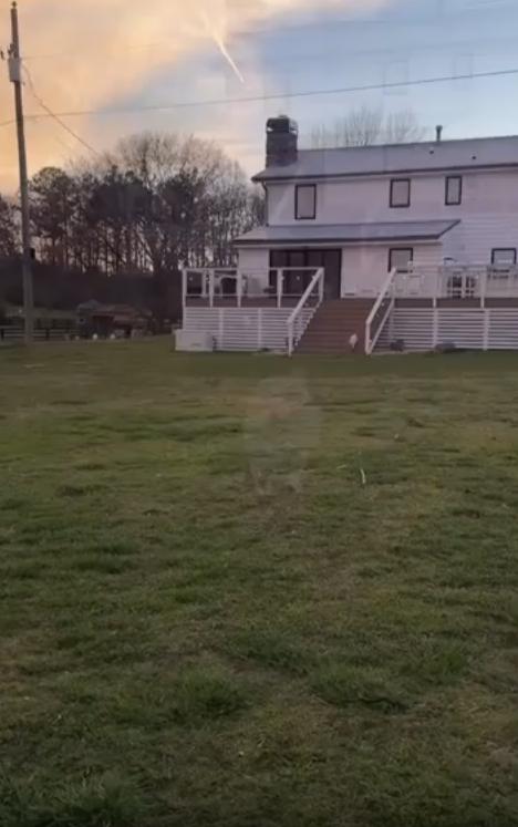 출처 : Reddit / 야외에서 집을 비추는 카메라 저멀리서 주인을 발견한듯 염소가 폴짝폴짝 뛰며 주인에게 다가온다